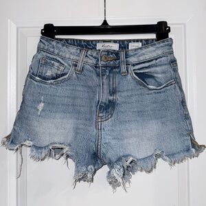 KanCan Blue Jean Shorts…ultra high rise *SIZE 22 WOMENS*